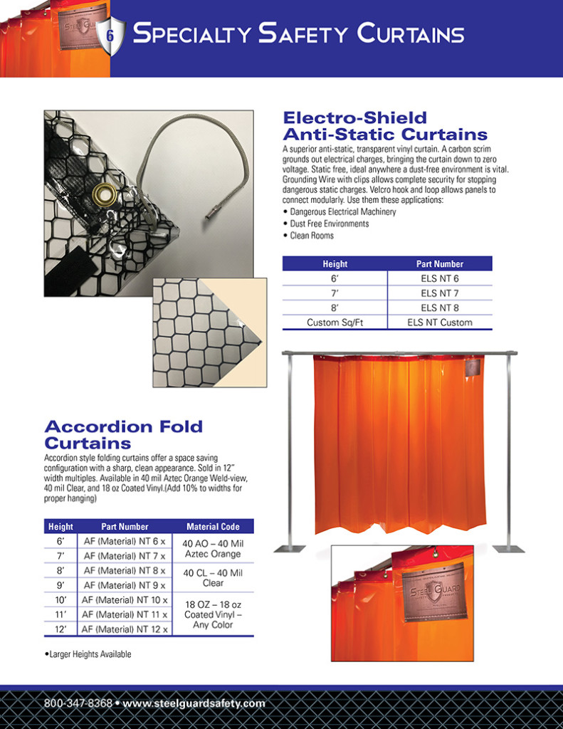 Catalog Page - ESD Anti-Static Curtains