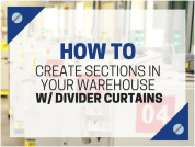 Create Sections Warehouse Divider Curtains