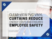 Clear View Pvc Vinyl Curtains Reduces Energy Costs And Ensures Employee Safety
