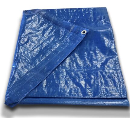 All Purpose Blue Poly Tarps 5 mil Steel Guard Main Image ID2337