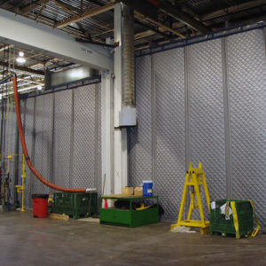 Sound Proofing Blanket For Factory Division And Noise Isolation