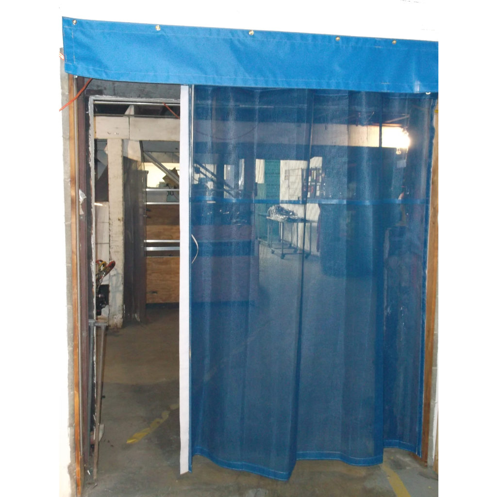 Steel Guard Safety Mesh Dock Door Curtain - Side Opening