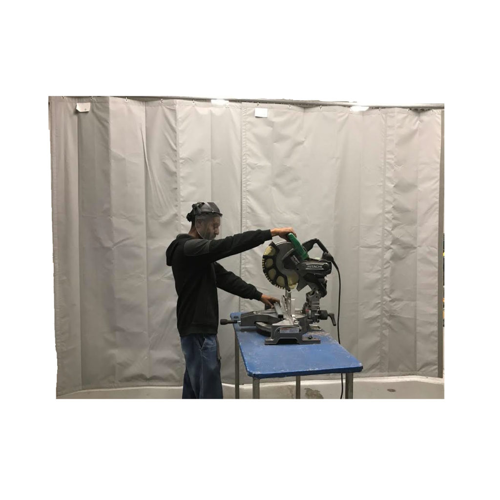 Steel Guard Safety Sound Curtains - Folding