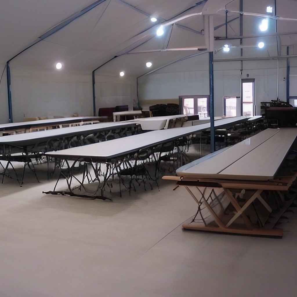 Steel Guard Safety Lunch Tent Structures